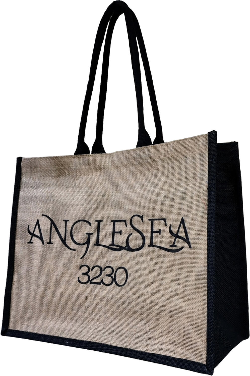 Sustainable Custom Promo Bag With Stylish Black Gussets